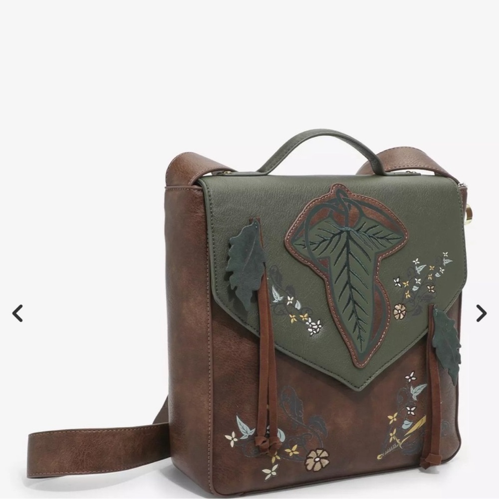Her Universe The Lord Of The Rings Lorien Leaf Messenger Bag - Picture 2 of 7